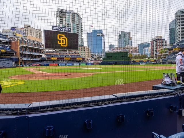 Petco Park - Section Dugout 3 Seat View