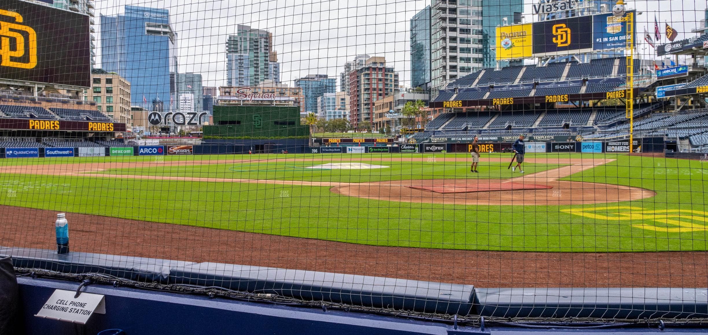 Petco Park - Section Dugout 4 Seat View