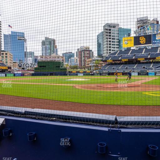 Petco Park - Section Dugout 4 Seat View