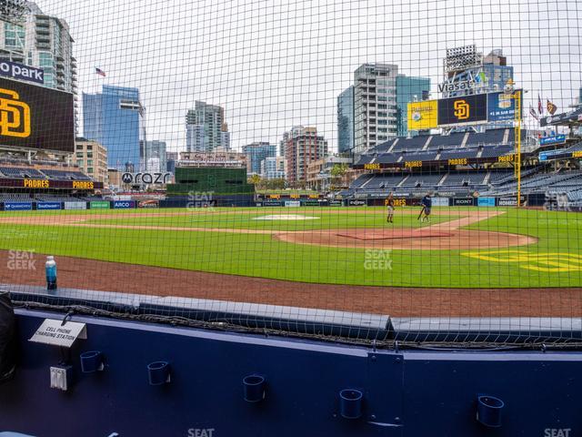 Petco Park - Section Dugout 4 Seat View