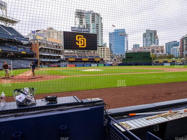 Petco Park - Section Dugout 5 Seat View