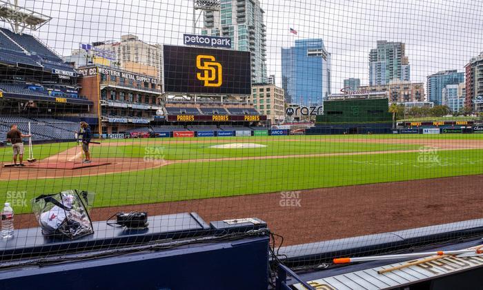 Petco Park - Section Dugout 5 Seat View
