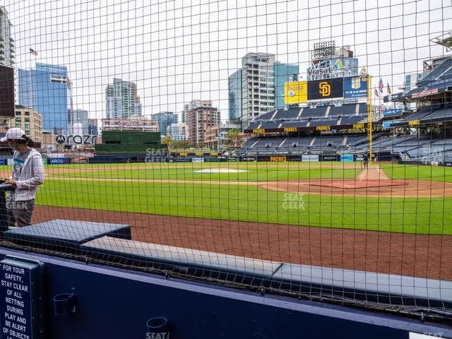 Petco Park - Section Dugout 6 Seat View