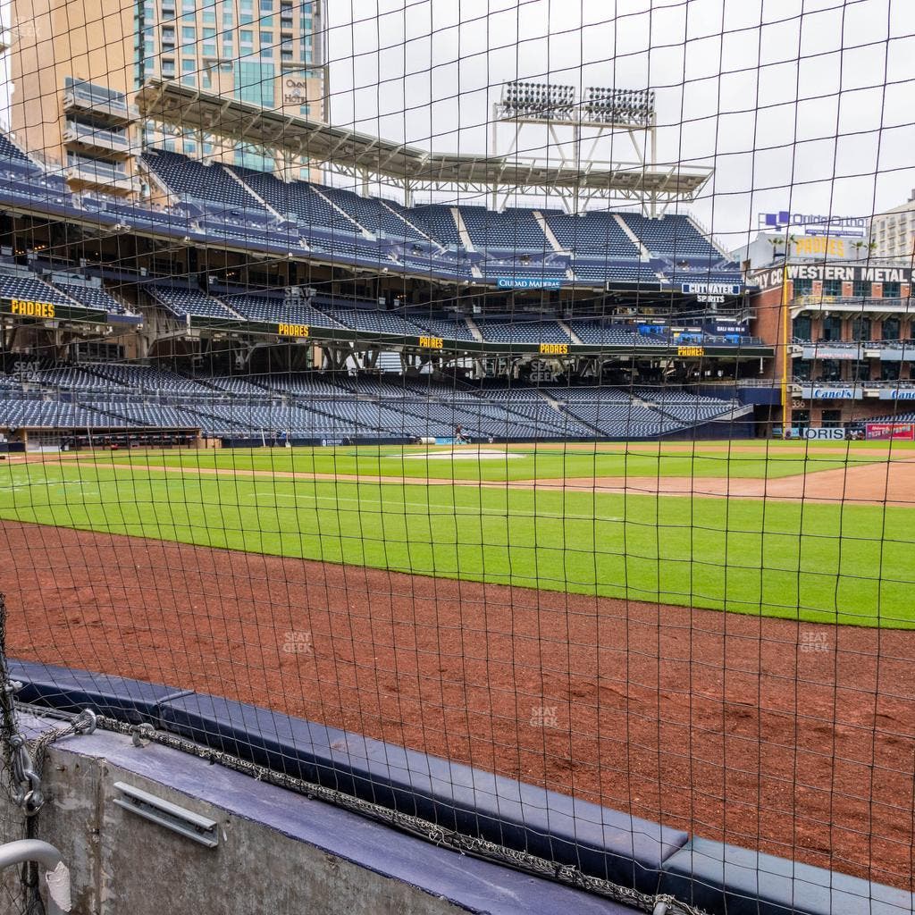Petco Park - Section Dugout 7 Seat View
