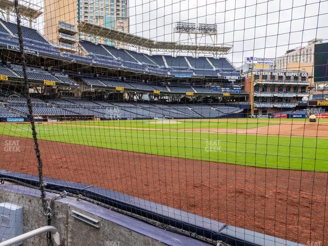 Petco Park - Section Dugout 7 Seat View