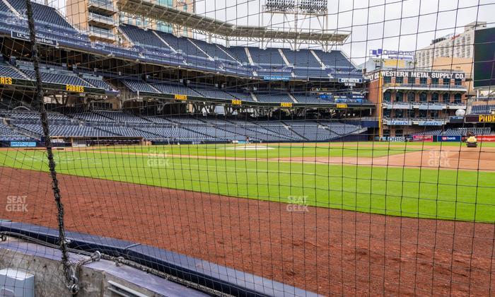 Petco Park - Section Dugout 7 Seat View