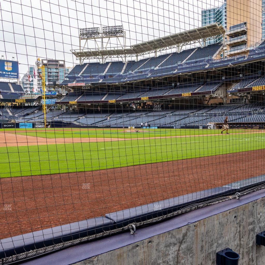 Petco Park - Section Dugout 8 Seat View