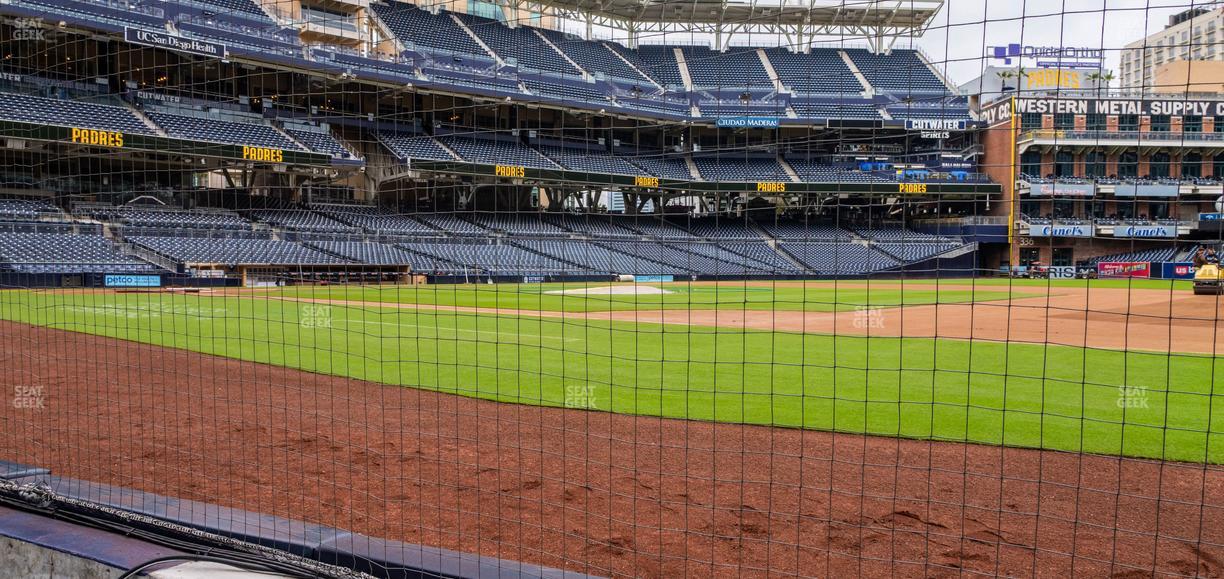 Petco Park - Section Dugout 9 Seat View