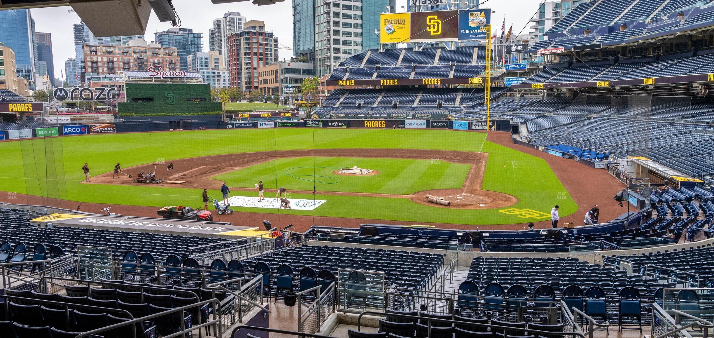 Petco Park - Section Lexus Club Table Seat View