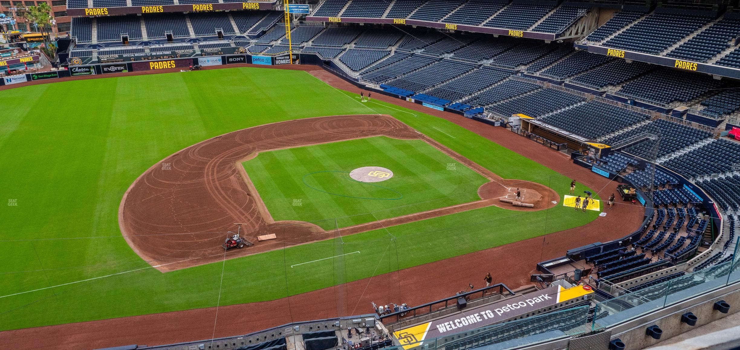 Petco Park - Section Skyline Patio Seat View
