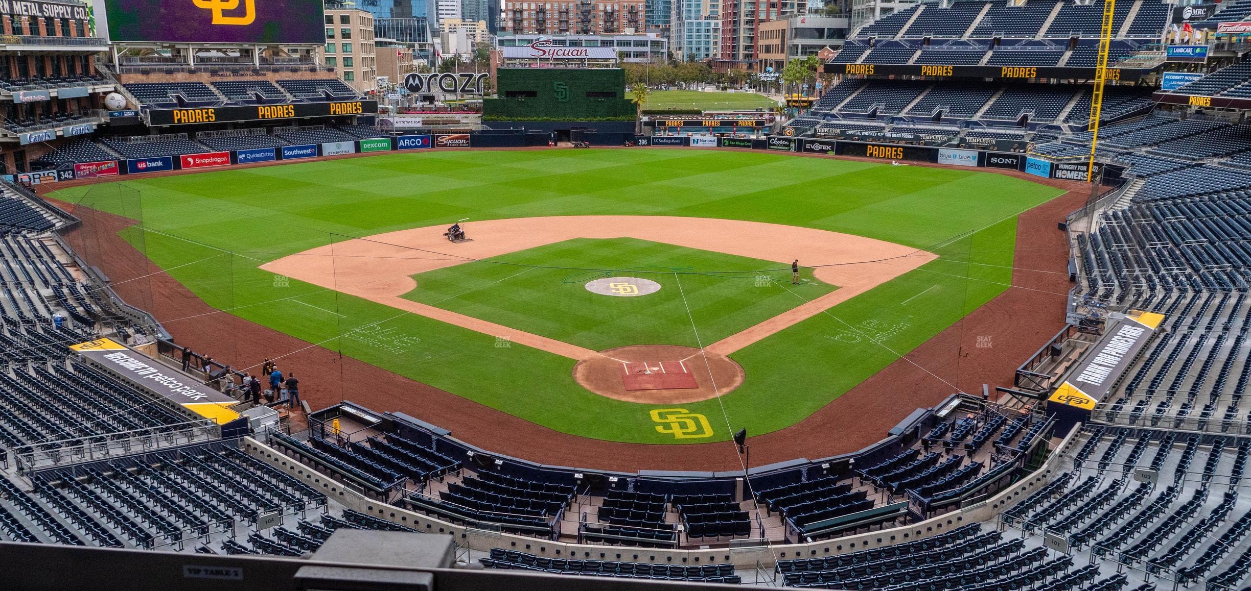 Petco Park - Section Terrace Vip Tables 2 Seat View
