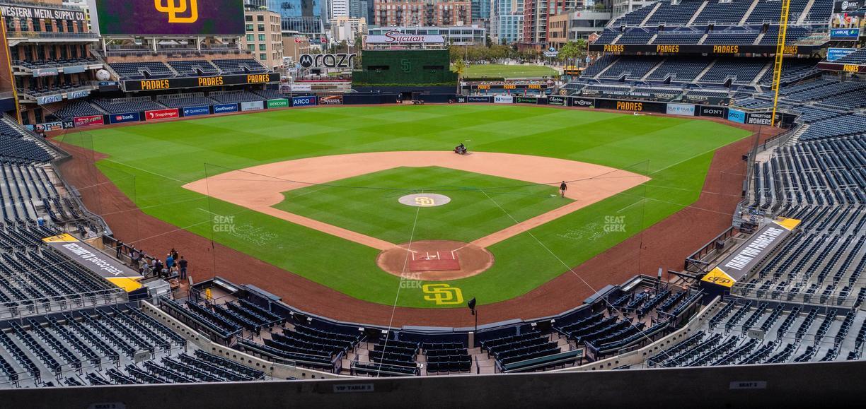 Petco Park - Section Terrace Vip Tables 3 Seat View
