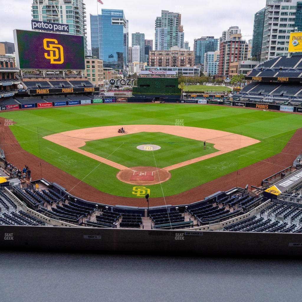Petco Park - Section Terrace Vip Tables 4 Seat View