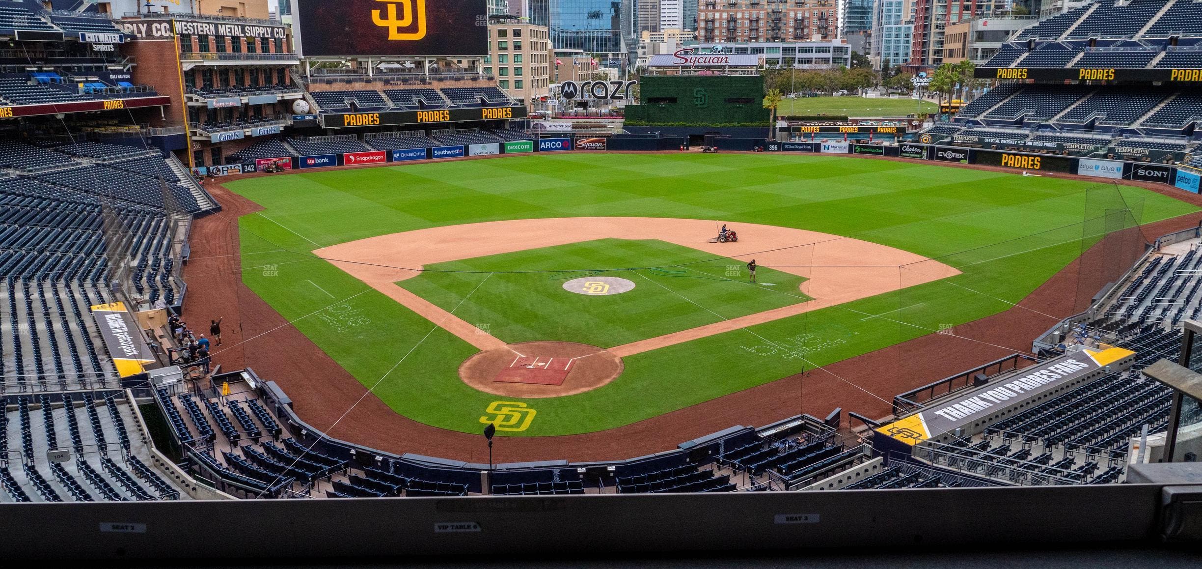 Petco Park - Section Terrace Vip Tables 6 Seat View
