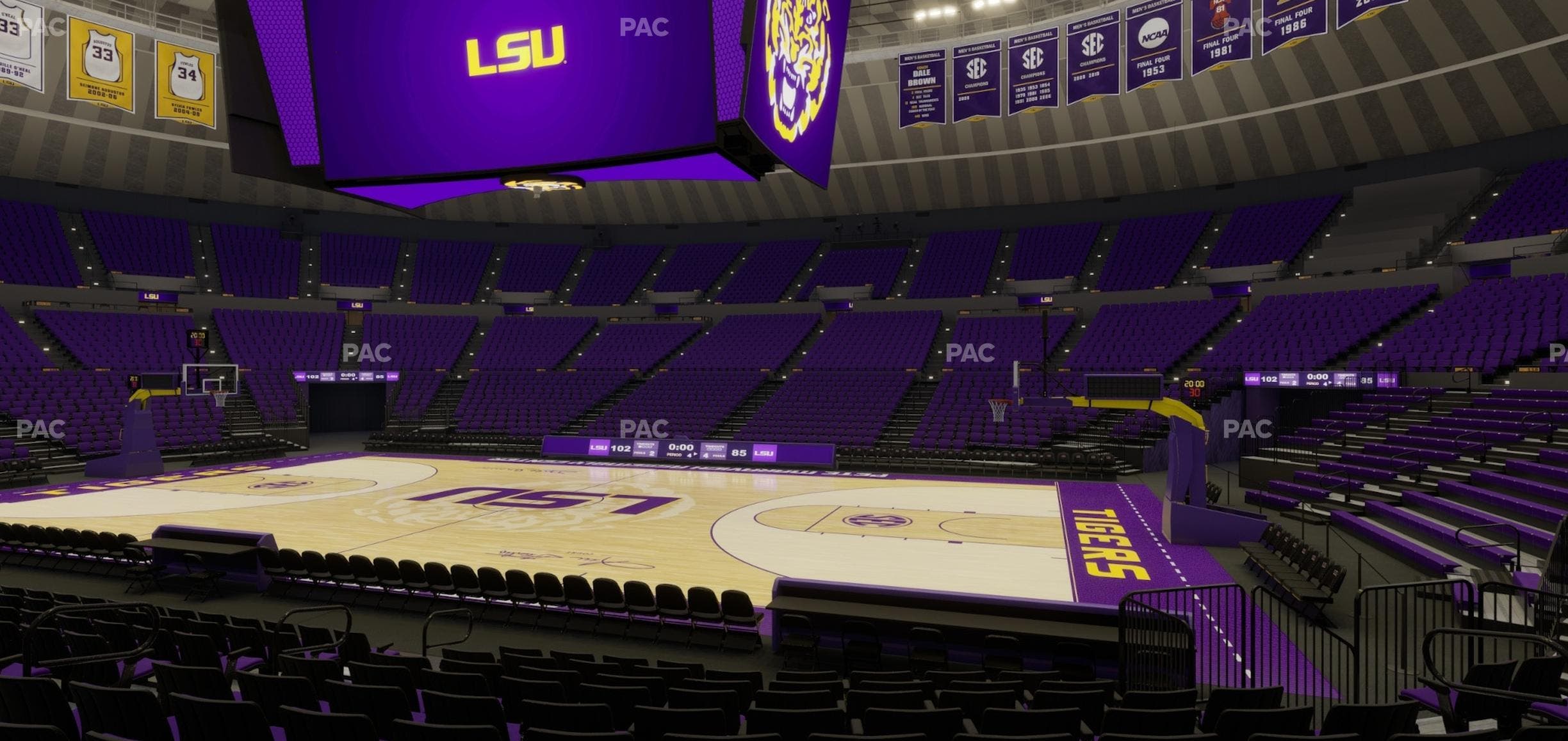 Pete Maravich Assembly Center - Section 102 Seat View