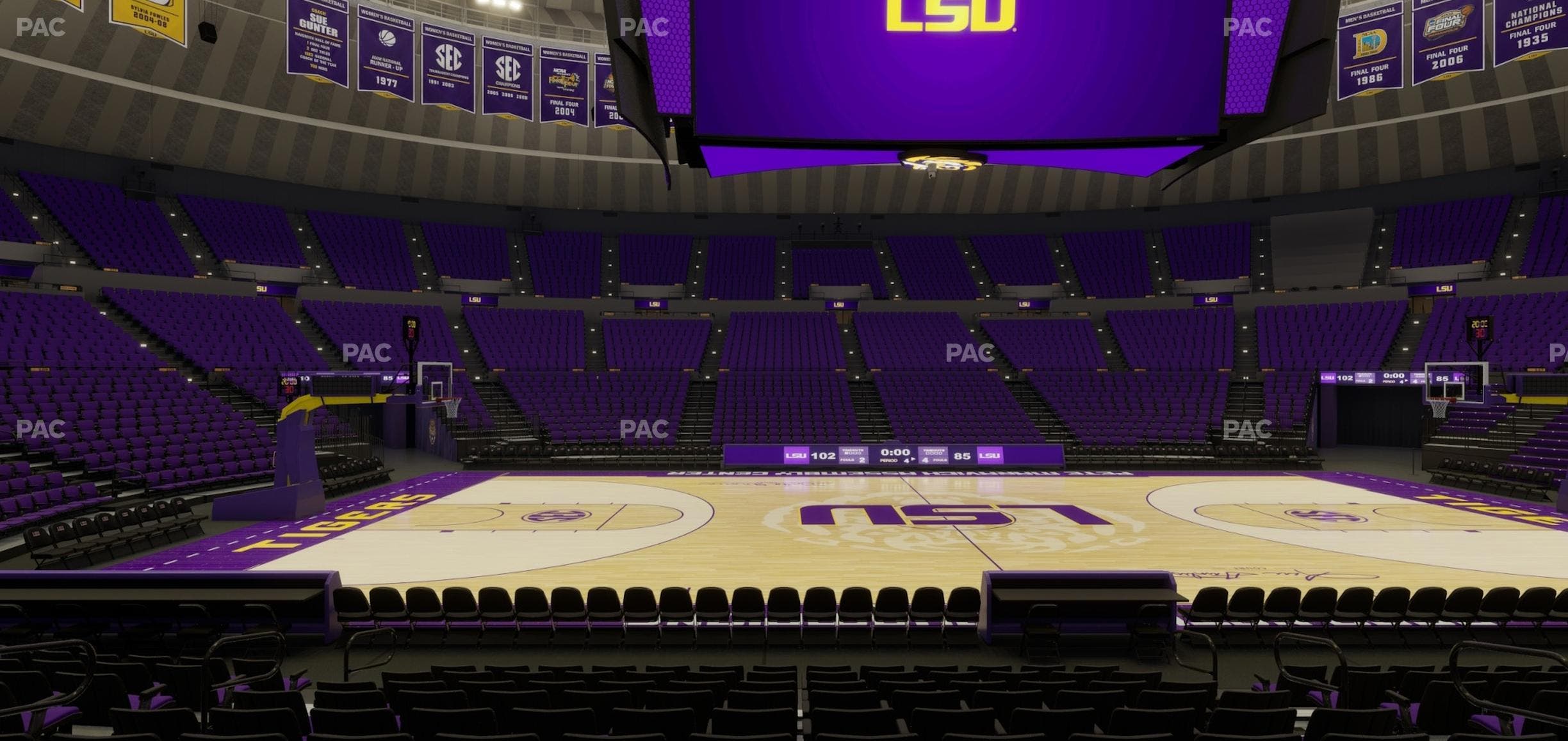 Pete Maravich Assembly Center - Section 104 Seat View