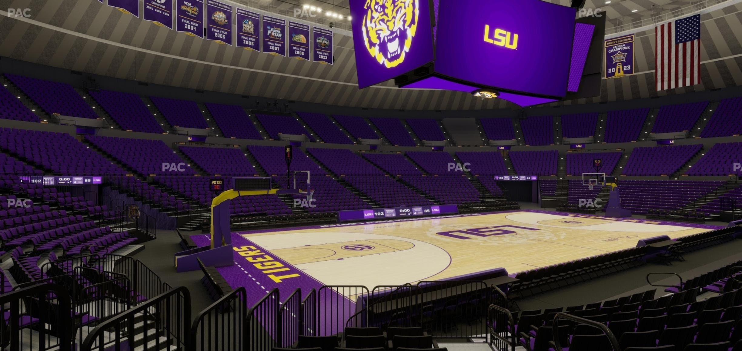 Pete Maravich Assembly Center - Section 106 Seat View
