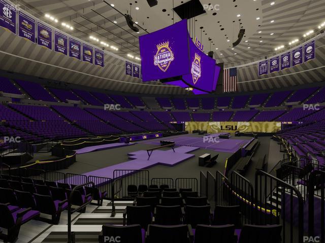 Pete Maravich Assembly Center - Section 107 Seat View