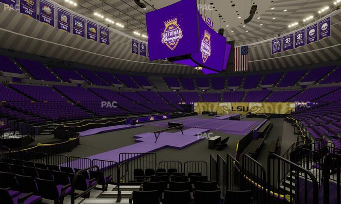 Pete Maravich Assembly Center - Section 107 Seat View