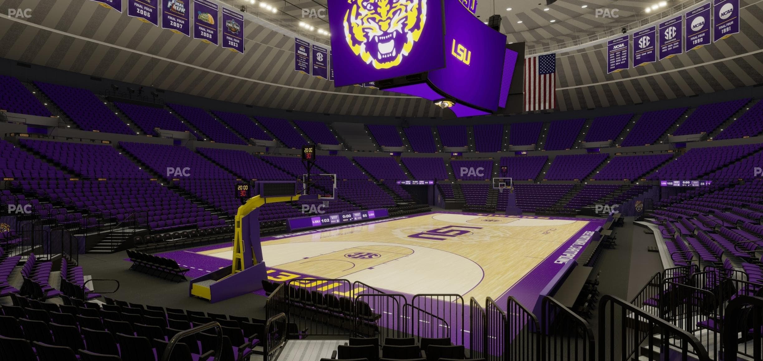 Pete Maravich Assembly Center - Section 107 Seat View