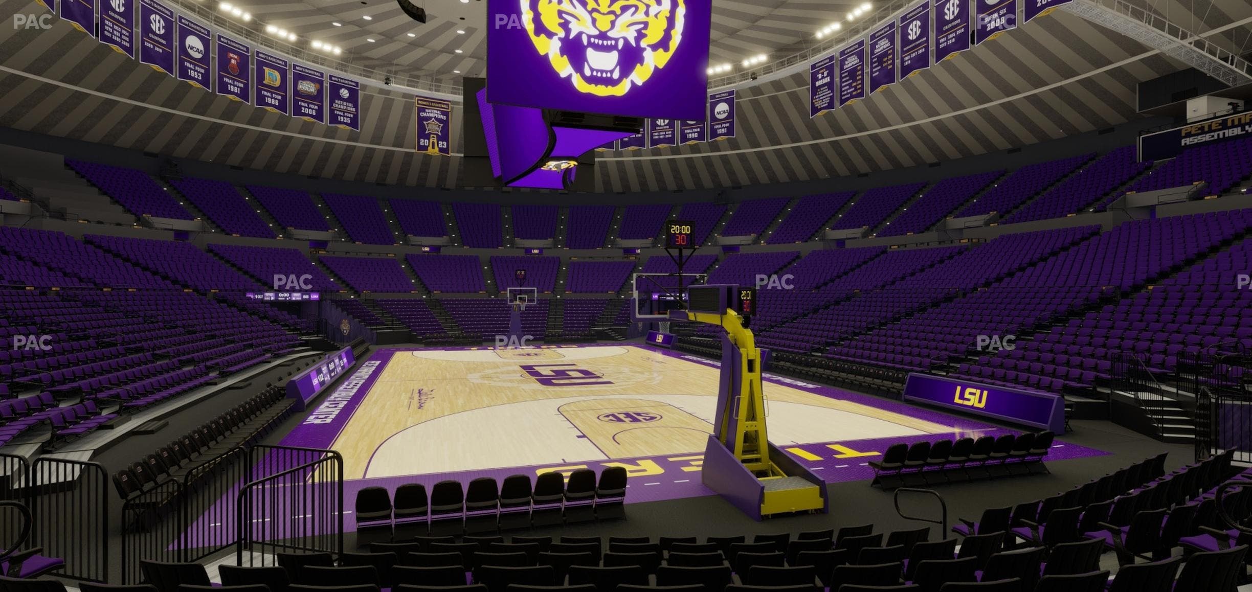 Pete Maravich Assembly Center - Section 109 Seat View
