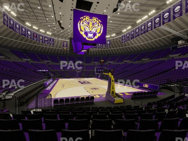 Pete Maravich Assembly Center - Section 109 Seat View Pete Maravich Assembly Center - Section 109 Seat View