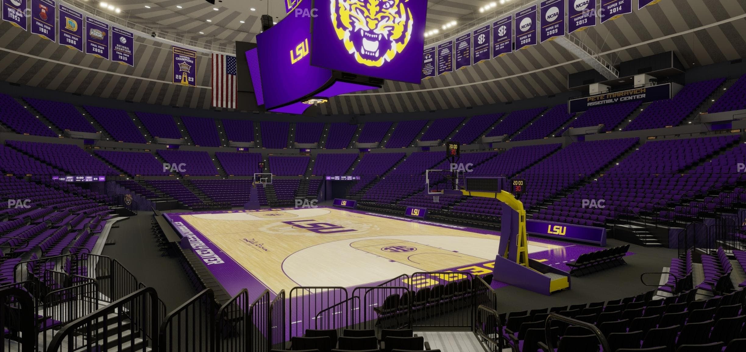 Pete Maravich Assembly Center - Section 110 Seat View