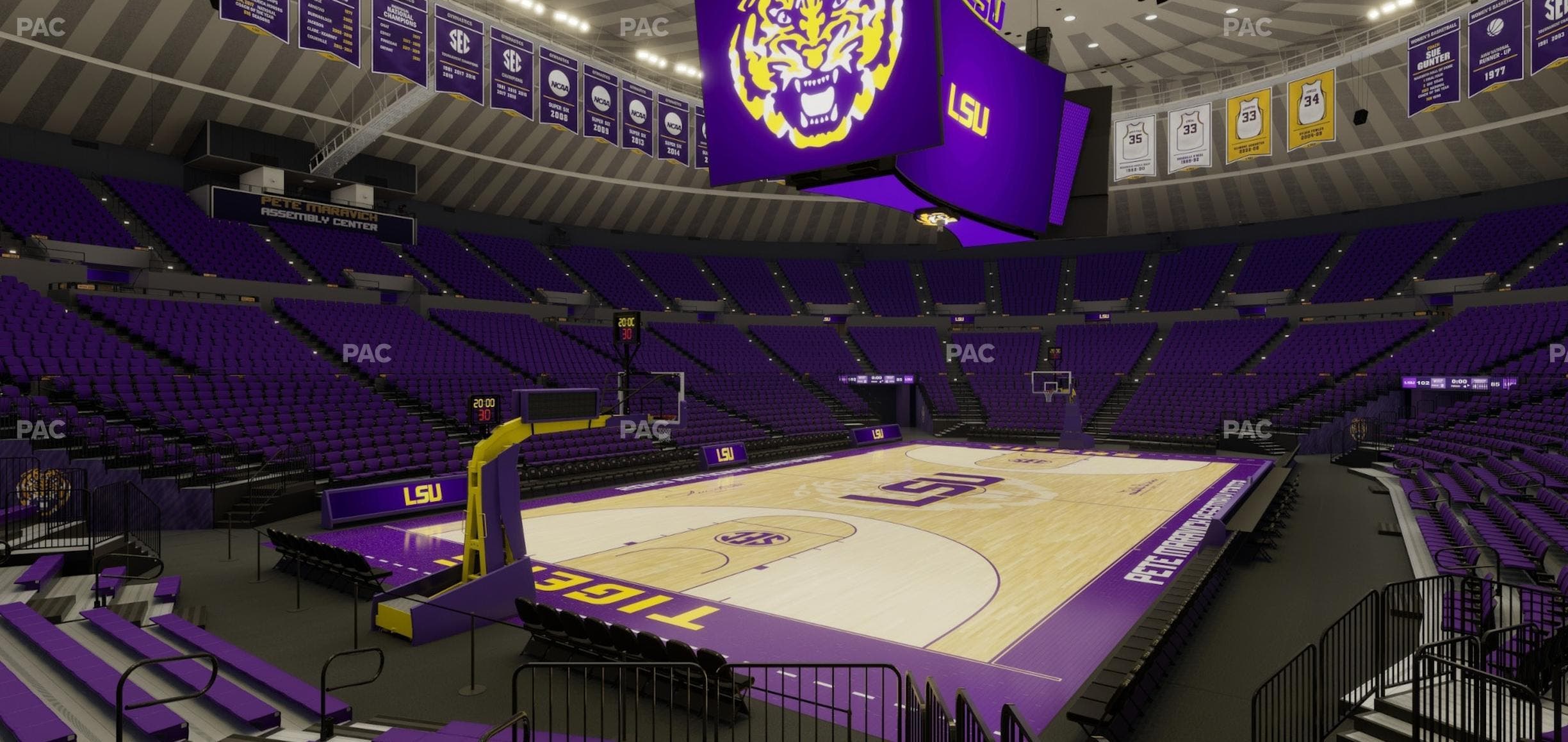 Pete Maravich Assembly Center - Section 117 Seat View
