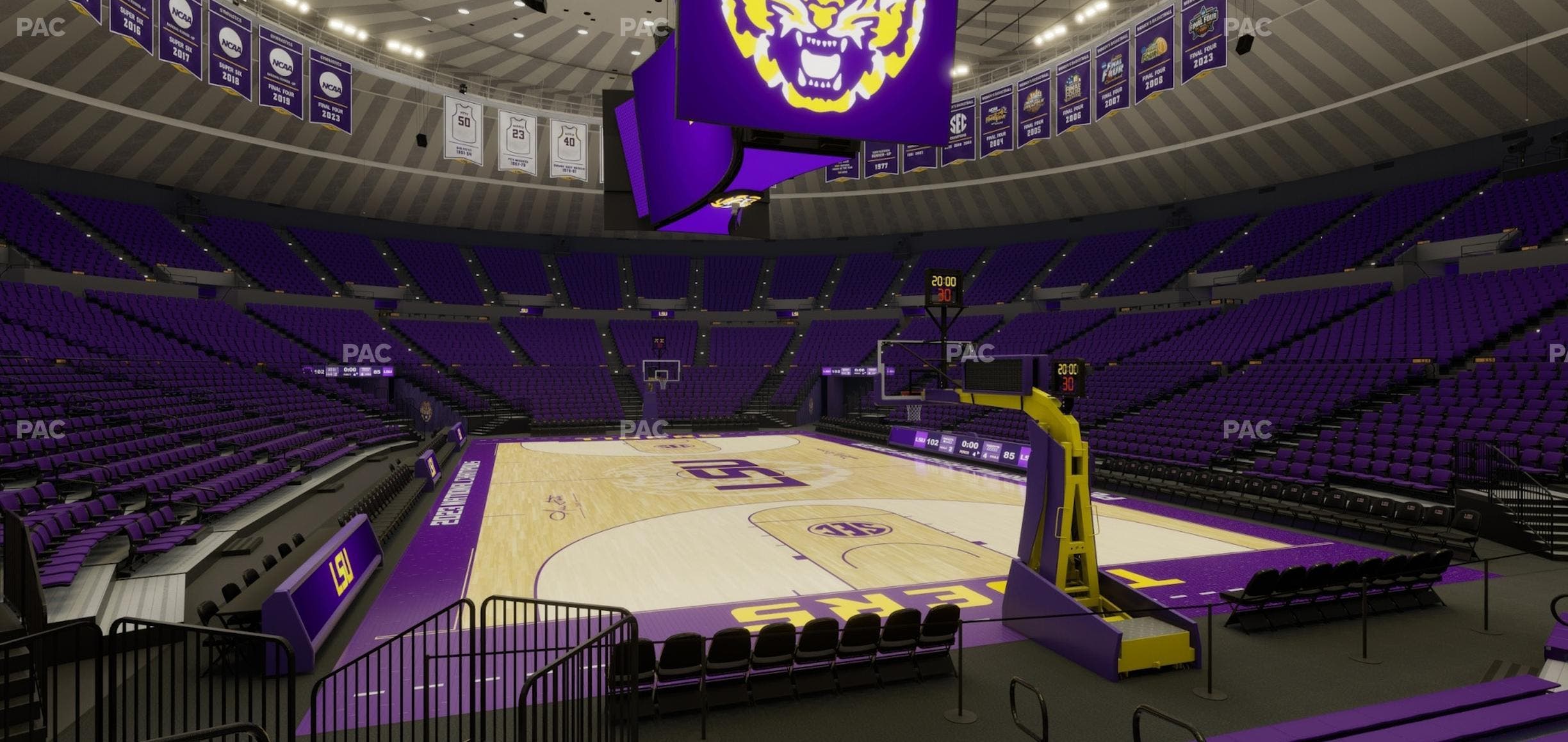 Pete Maravich Assembly Center - Section 120 Seat View