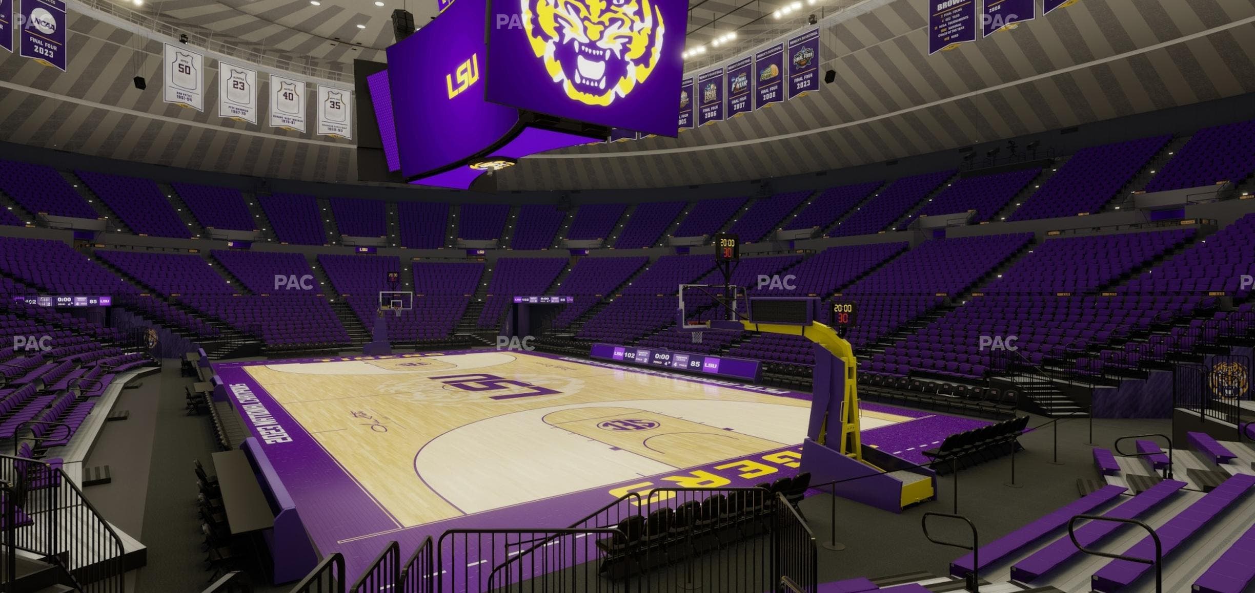 Pete Maravich Assembly Center - Section 121 Seat View