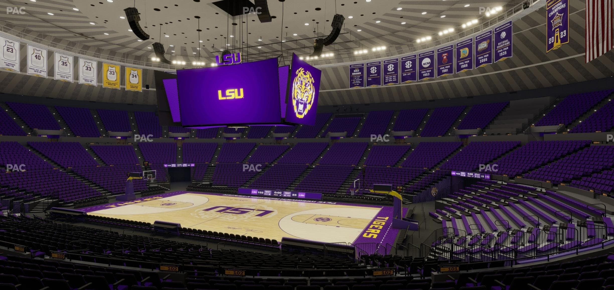 Pete Maravich Assembly Center - Section 202 Seat View