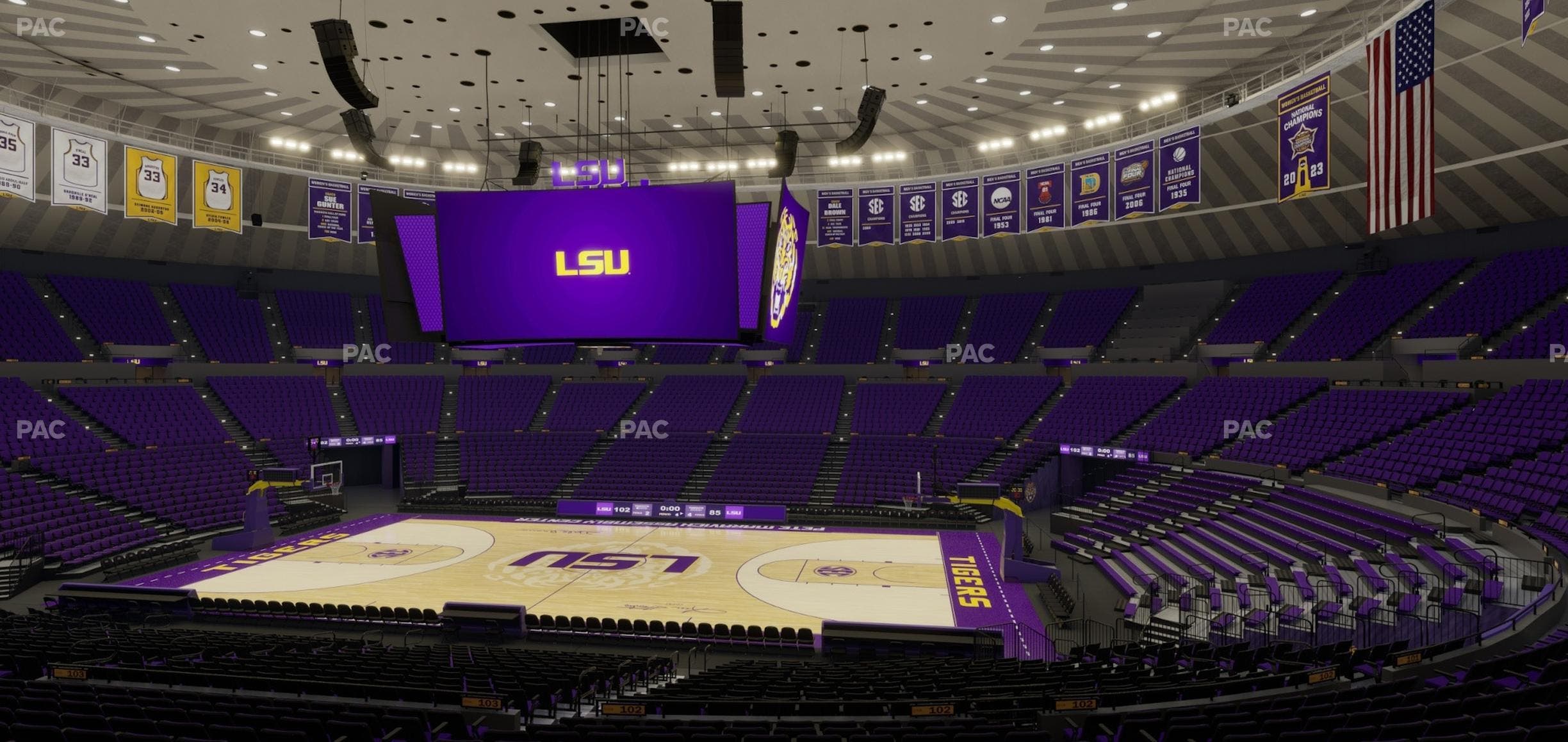 Pete Maravich Assembly Center - Section 203 Seat View