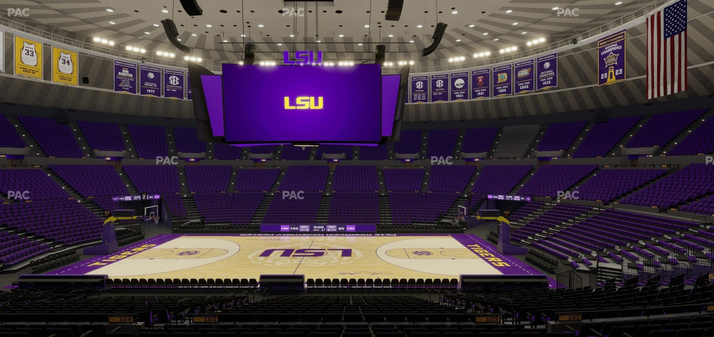 Pete Maravich Assembly Center - Section 204 Seat View