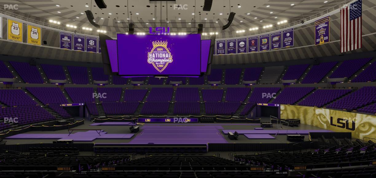 Pete Maravich Assembly Center - Section 204 Seat View