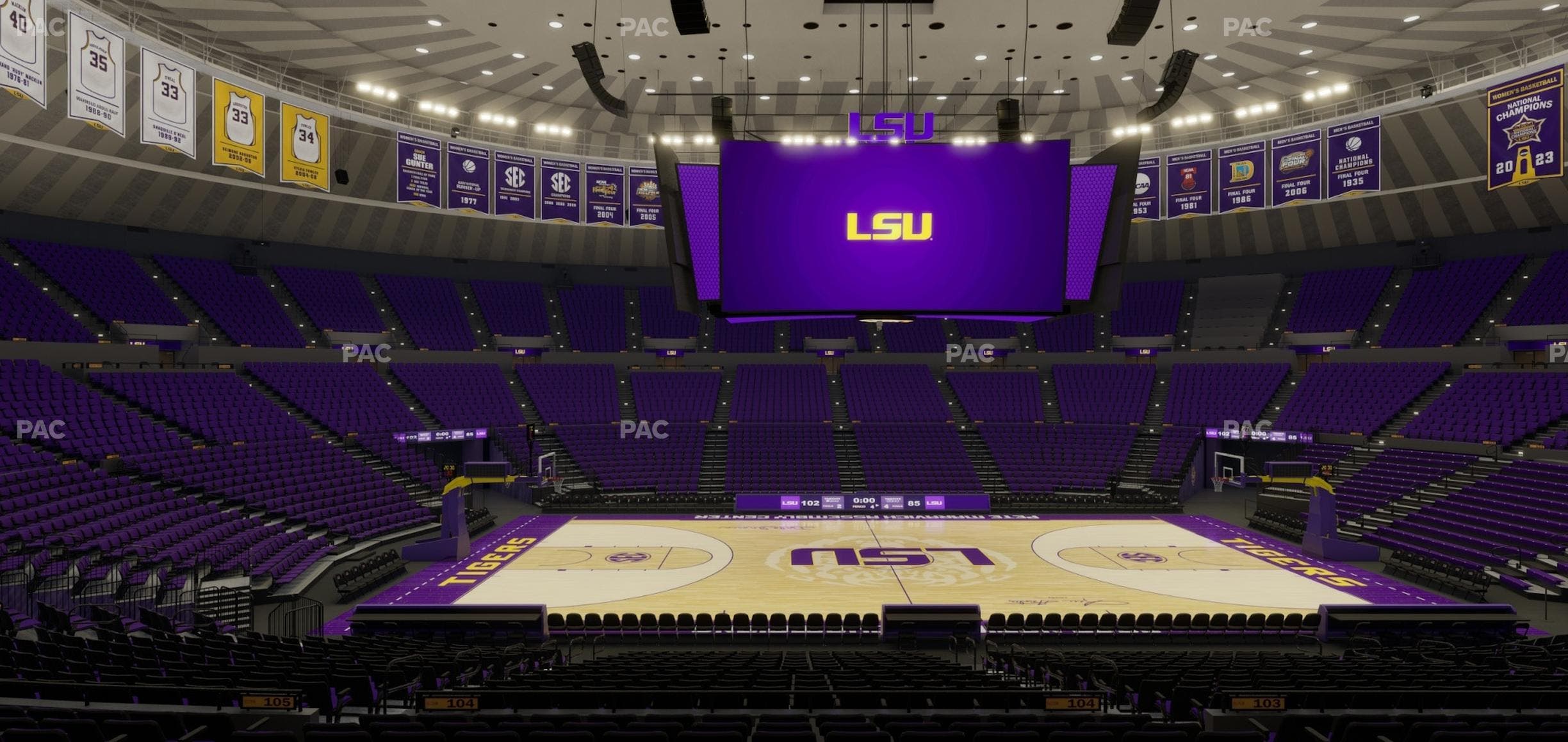Pete Maravich Assembly Center - Section 205 Seat View