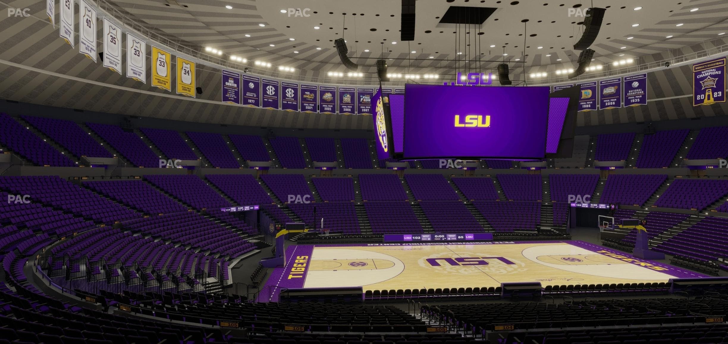 Pete Maravich Assembly Center - Section 206 Seat View