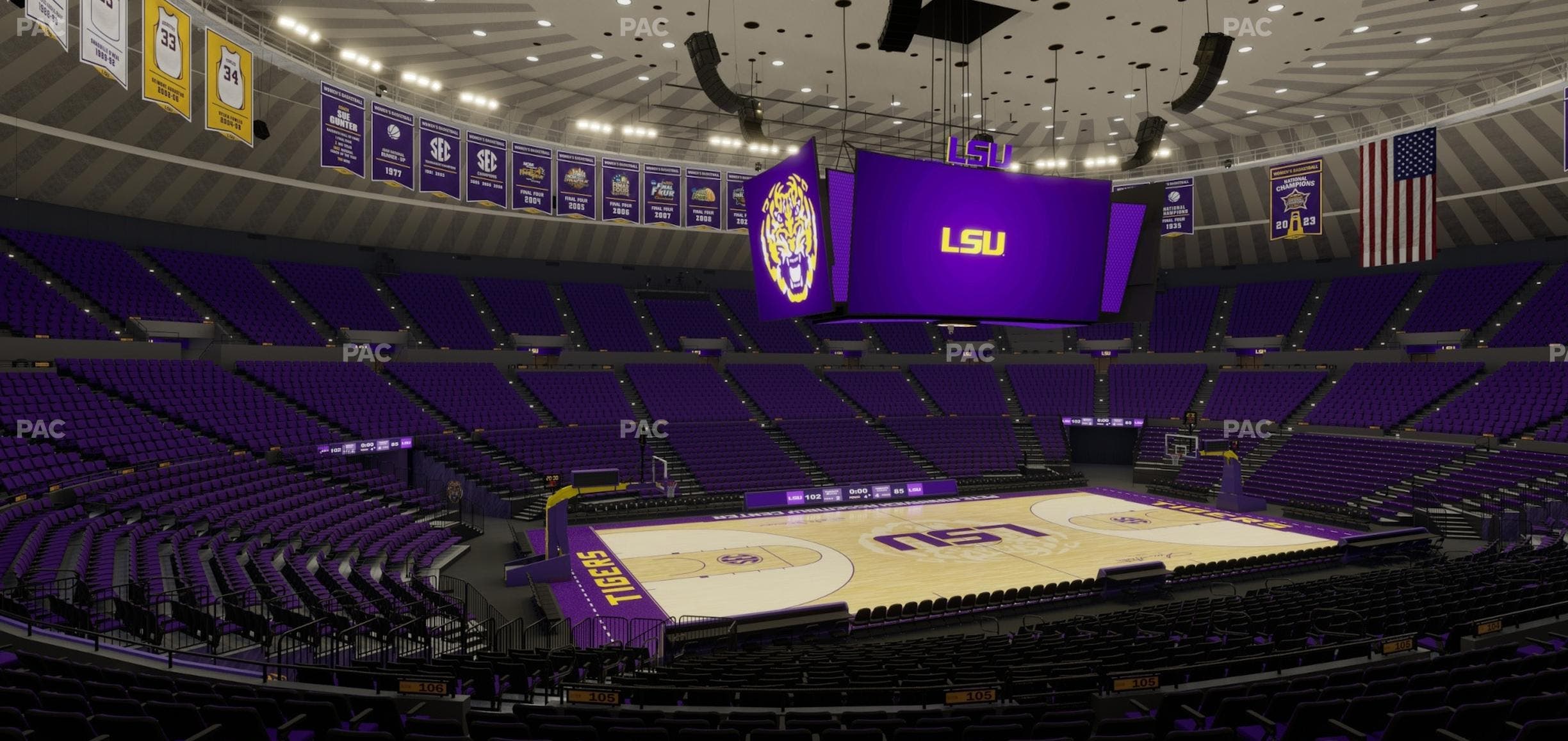 Pete Maravich Assembly Center - Section 207 Seat View