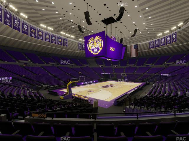 Pmac Stadium Chart Pete Maravich Assembly Center - Section 209 Seat View | SeatGeek.ca