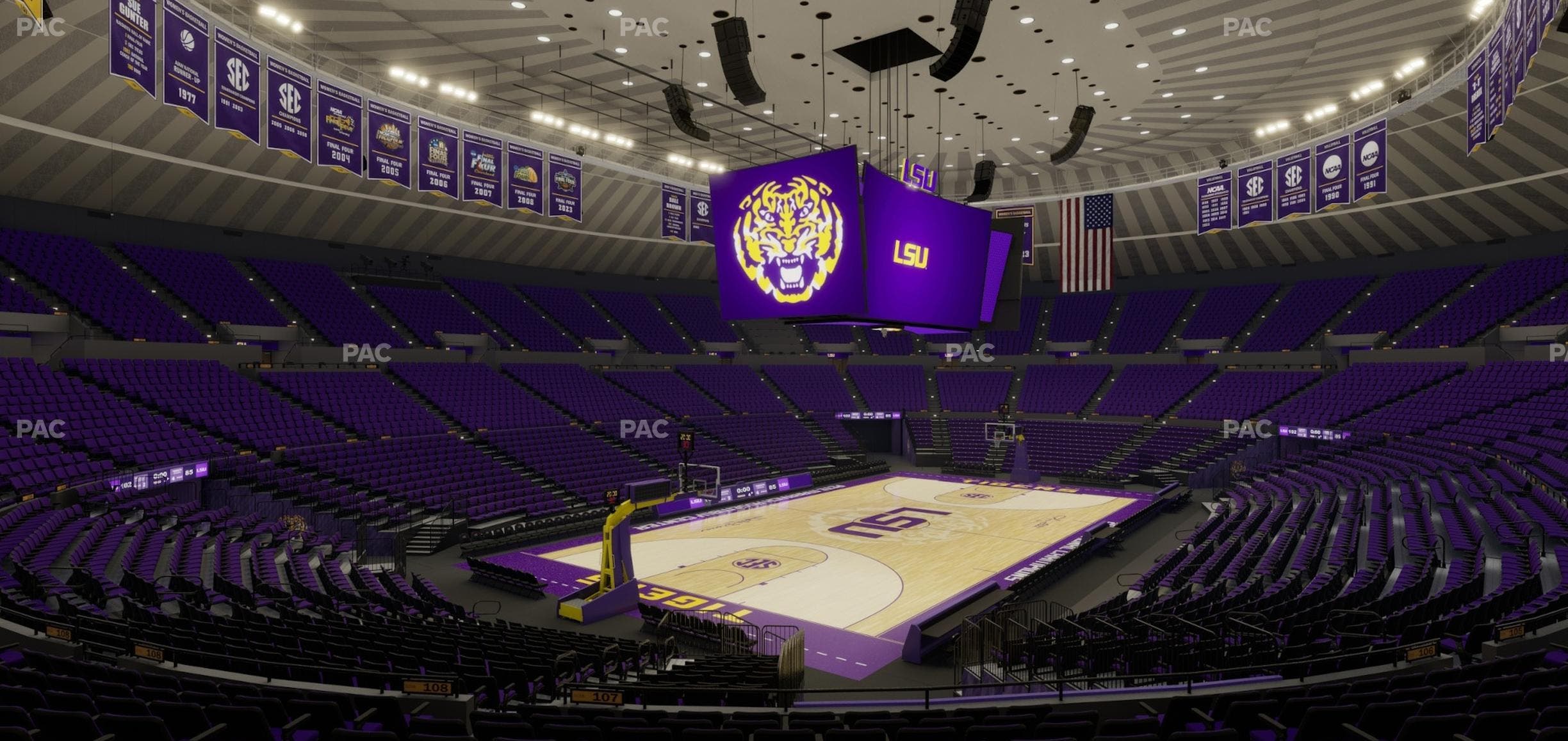 Pete Maravich Assembly Center - Section 209 Seat View