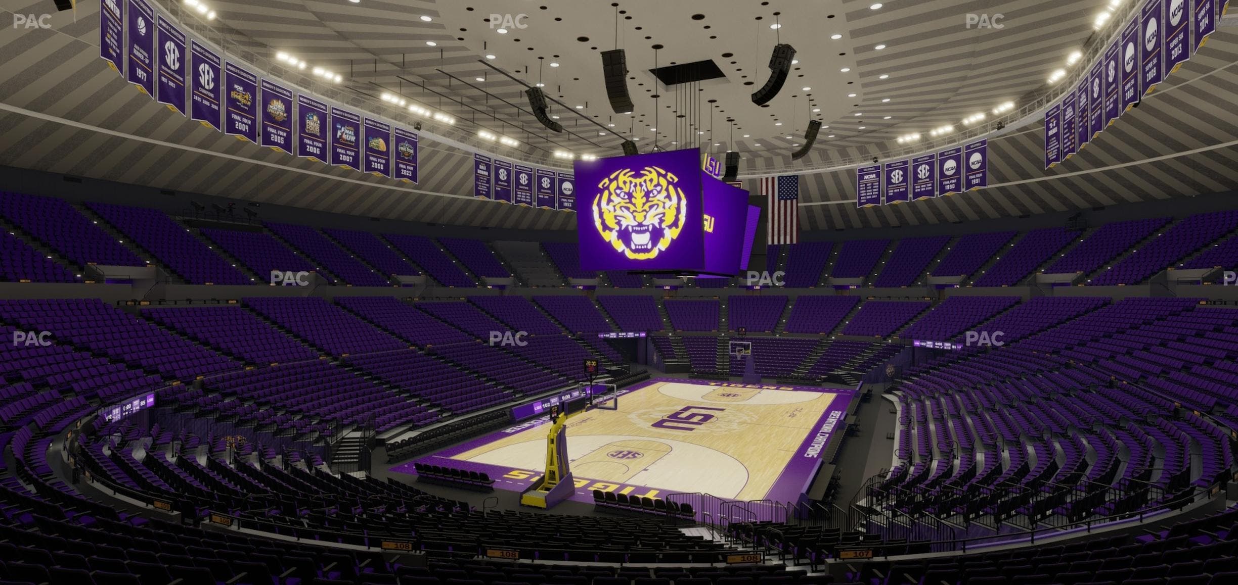 Pete Maravich Assembly Center - Section 210 Seat View
