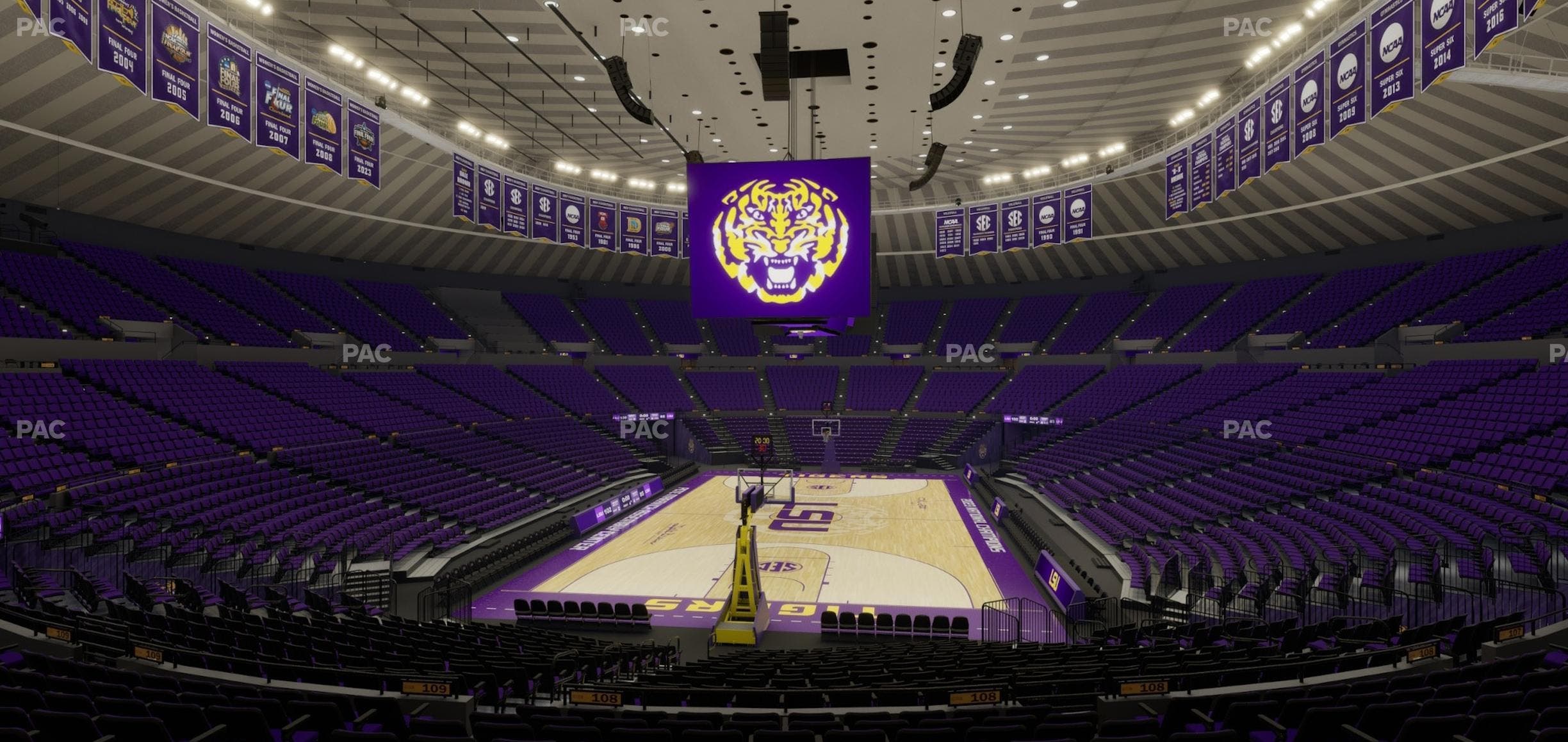 Pete Maravich Assembly Center - Section 211 Seat View
