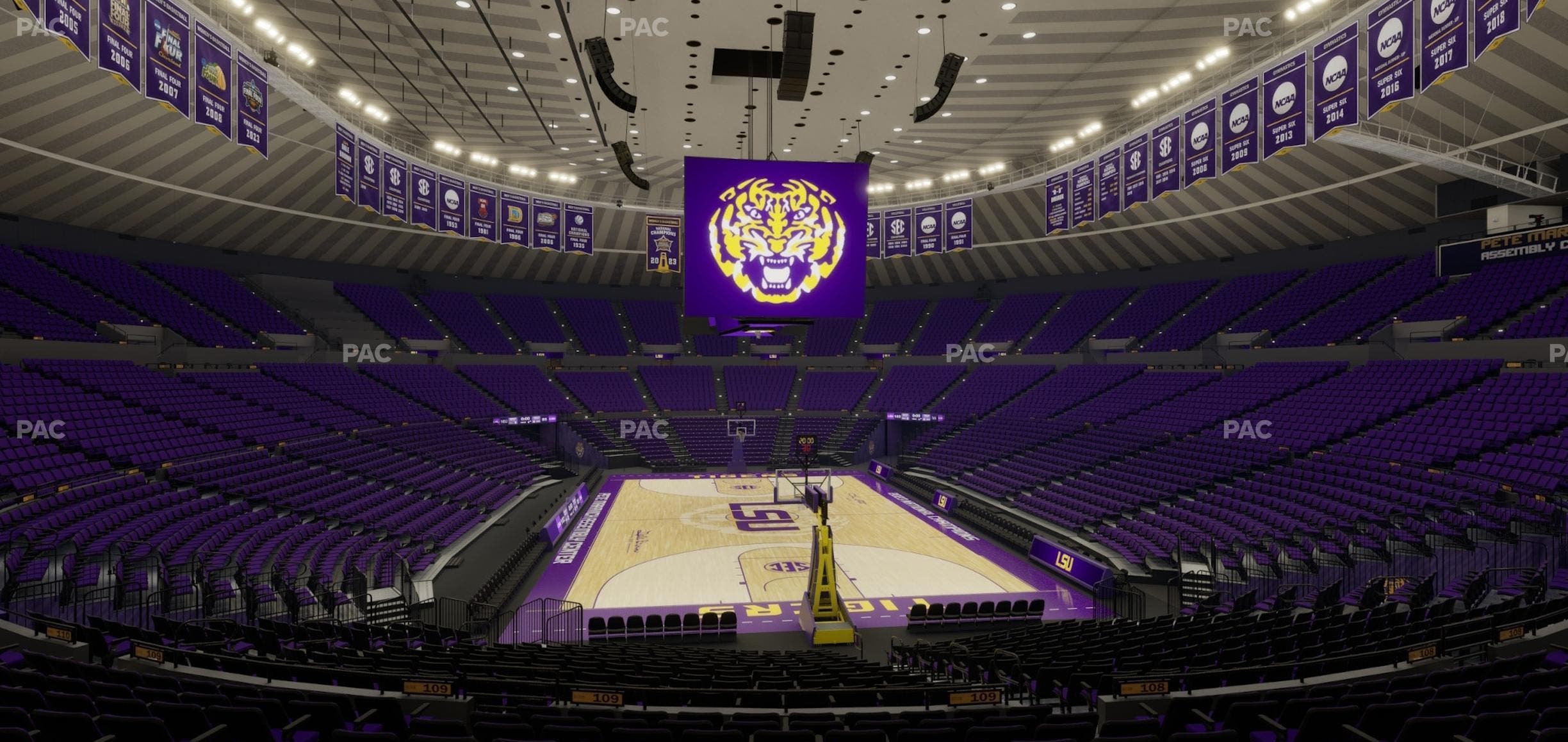 Pete Maravich Assembly Center - Section 212 Seat View
