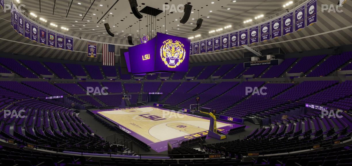 Pete Maravich Assembly Center - Section 214 Seat View