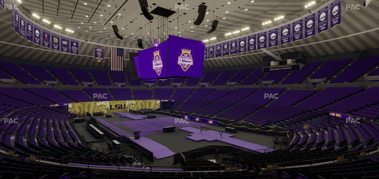 Pete Maravich Assembly Center - Section 214 Seat View