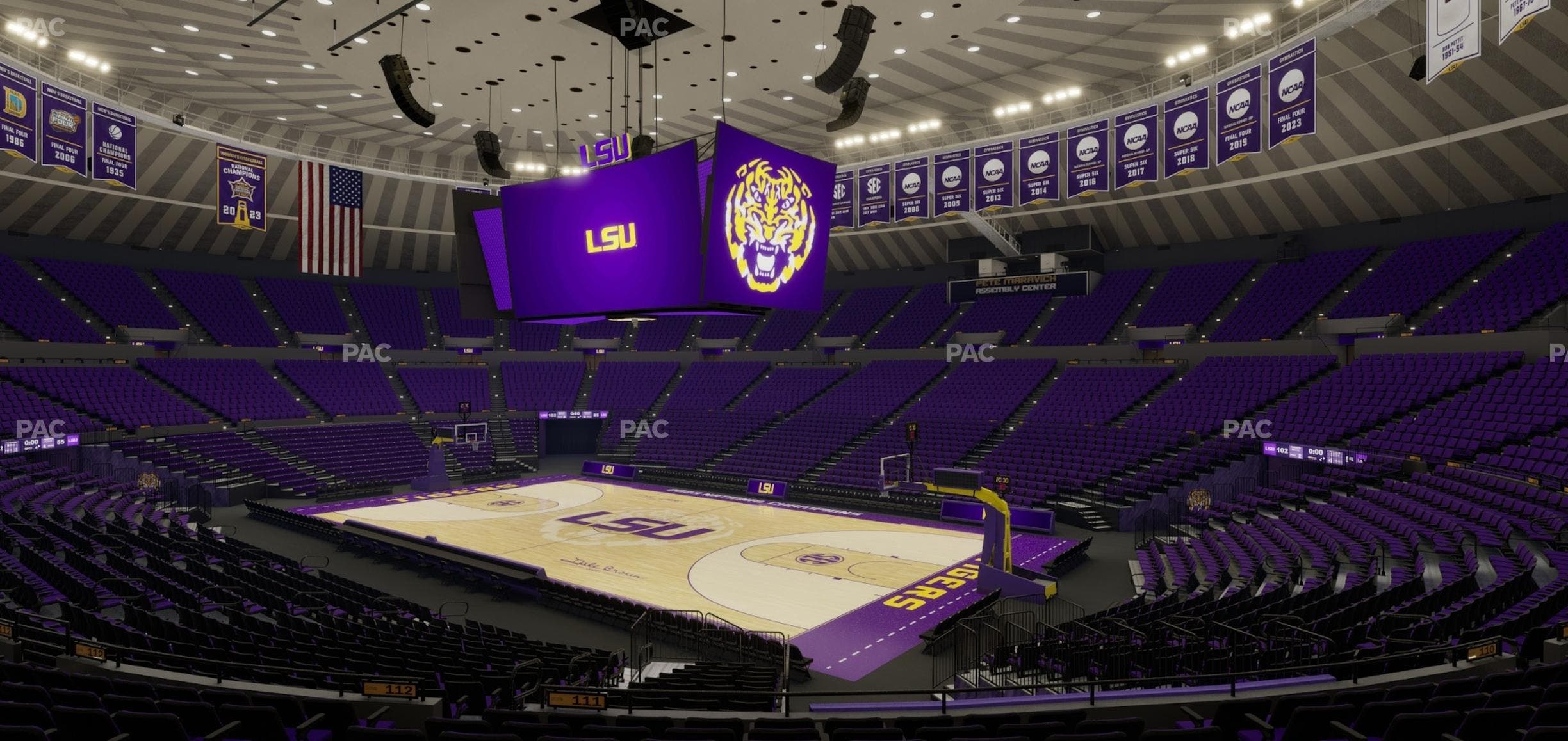 Pete Maravich Assembly Center - Section 215 Seat View