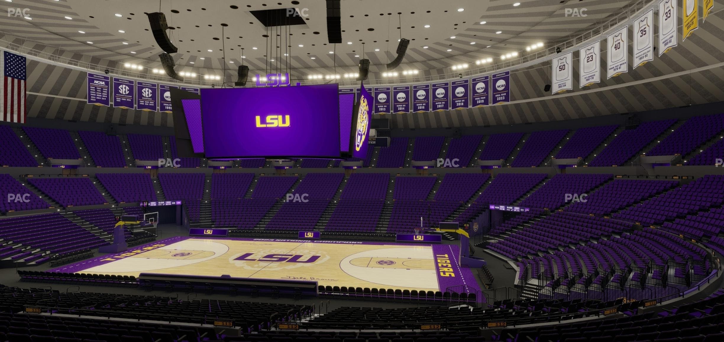 Pete Maravich Assembly Center - Section 217 Seat View