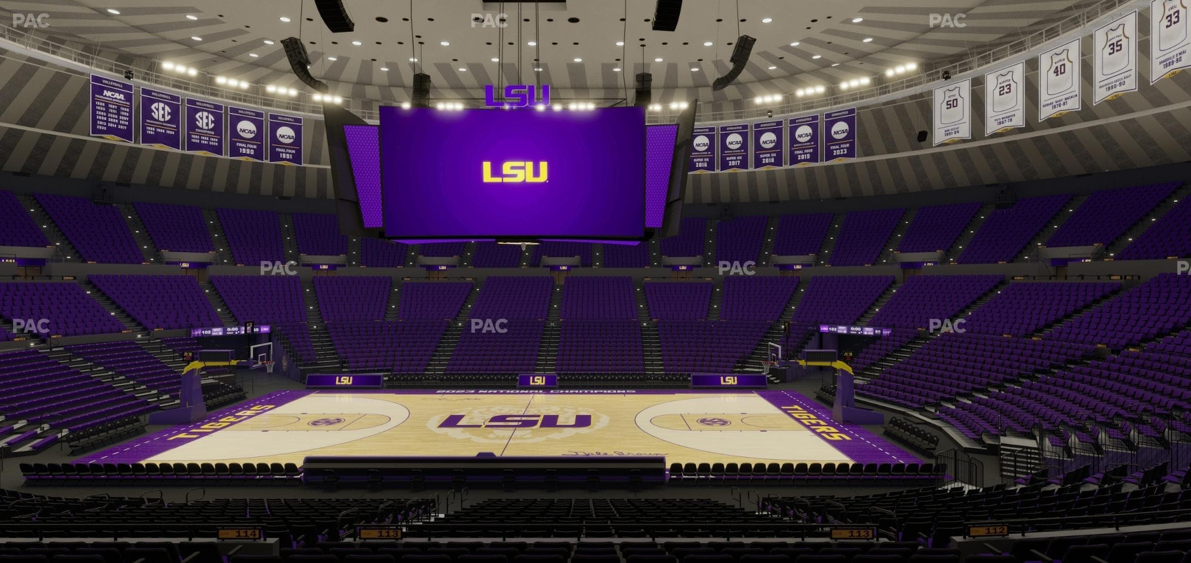 Pete Maravich Assembly Center - Section 218 Seat View