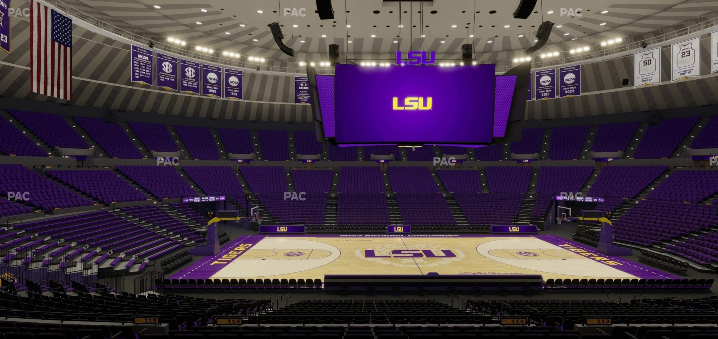 Pete Maravich Assembly Center - Section 219 Seat View