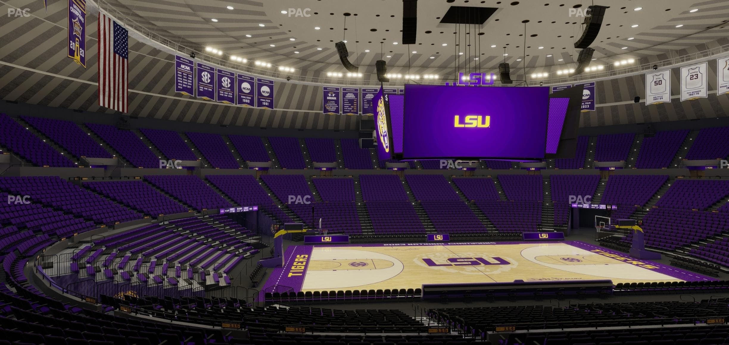 Pete Maravich Assembly Center - Section 220 Seat View