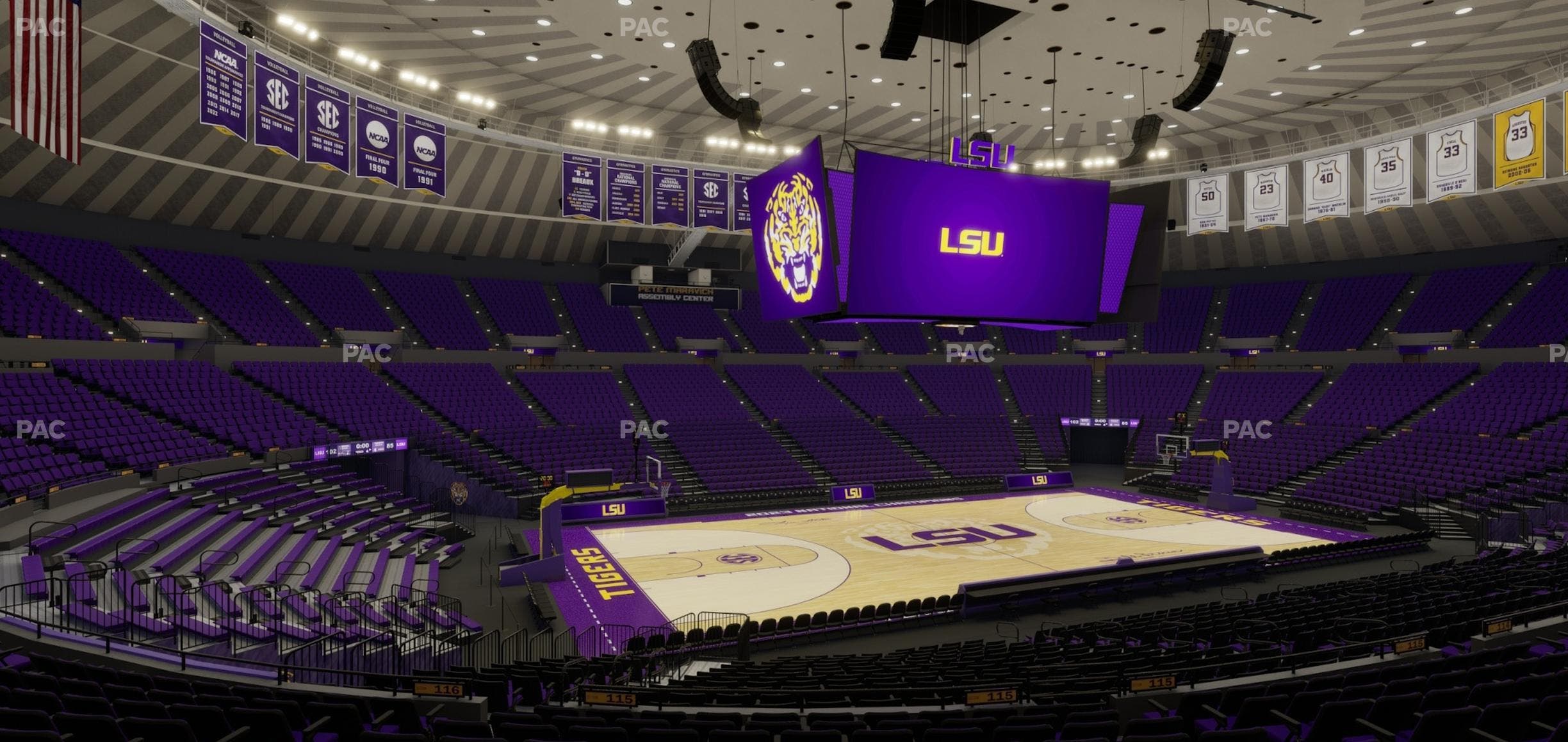 Pete Maravich Assembly Center - Section 221 Seat View